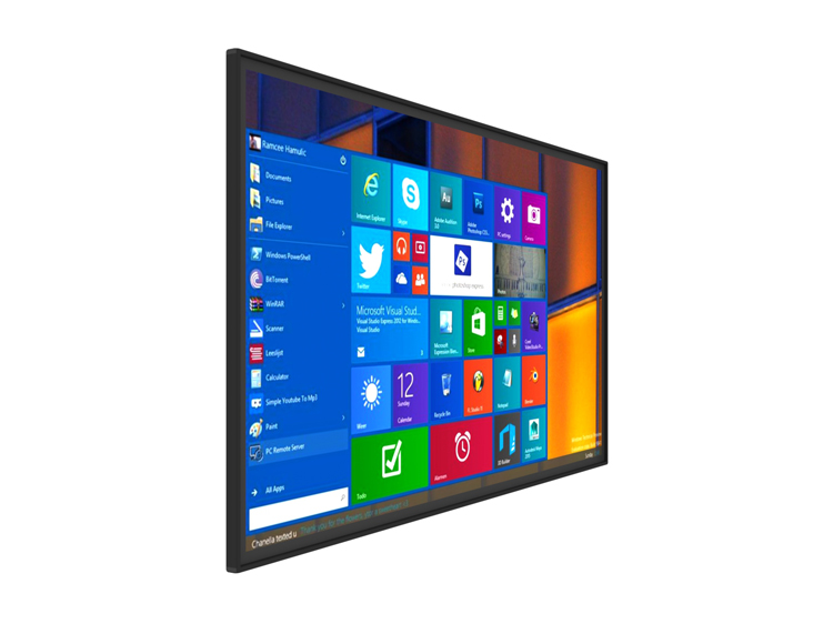 86寸壁掛紅外觸摸